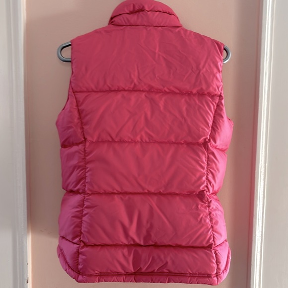Vintage Pink JCrew Down Vest, Size Small - Picture 3 of 5